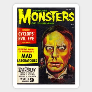 Famous Monsters of Filmland - Zacherley Sticker